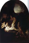 The Entombment of Christ Rembrandt